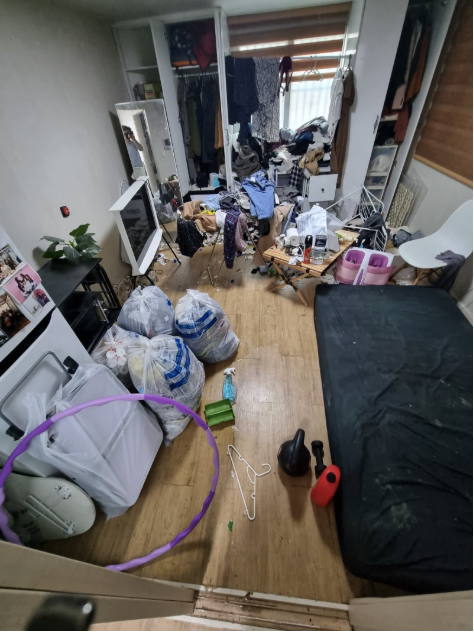 경기 하남 쓰레기집 정리 작업 준비 - 디자인클린 특수청소