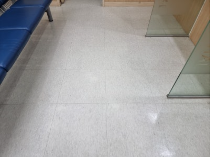 경기 성남 분당 바닥코팅 작업 진행 - 디자인클린 오피스케어