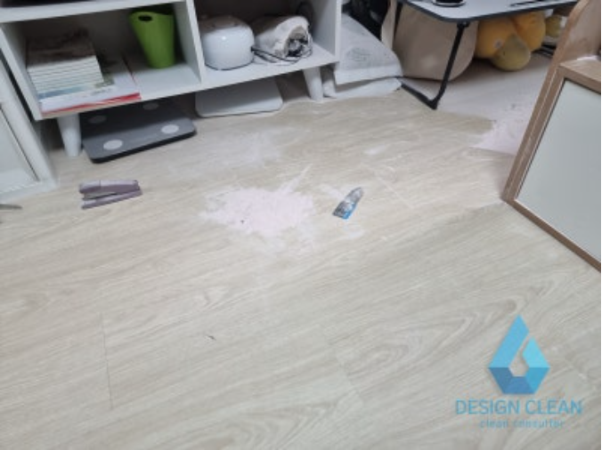 서울 서초 소화기 분말 소독 분해 세척 과정 - 디자인클린 특수청소