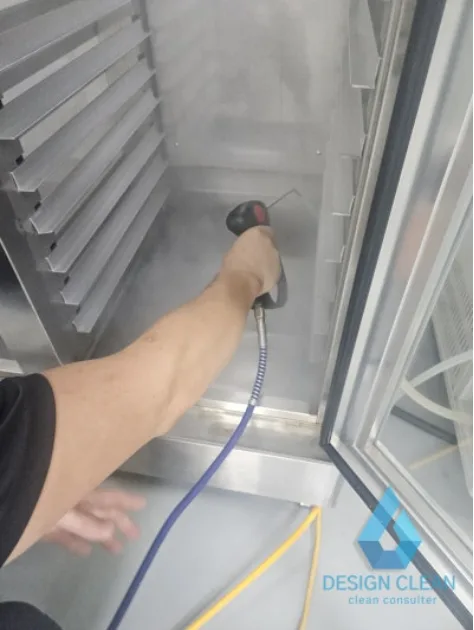 식품공장 건조기 내부 하단 프레임 스팀 살균