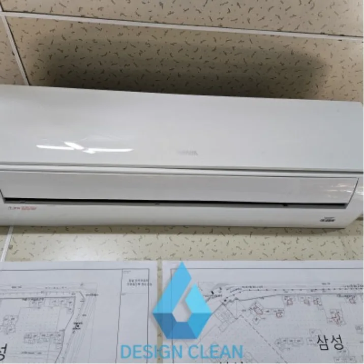 서울 송파 벽걸이 에어컨 작업 준비 - 디자인클린 가정집 가전청소