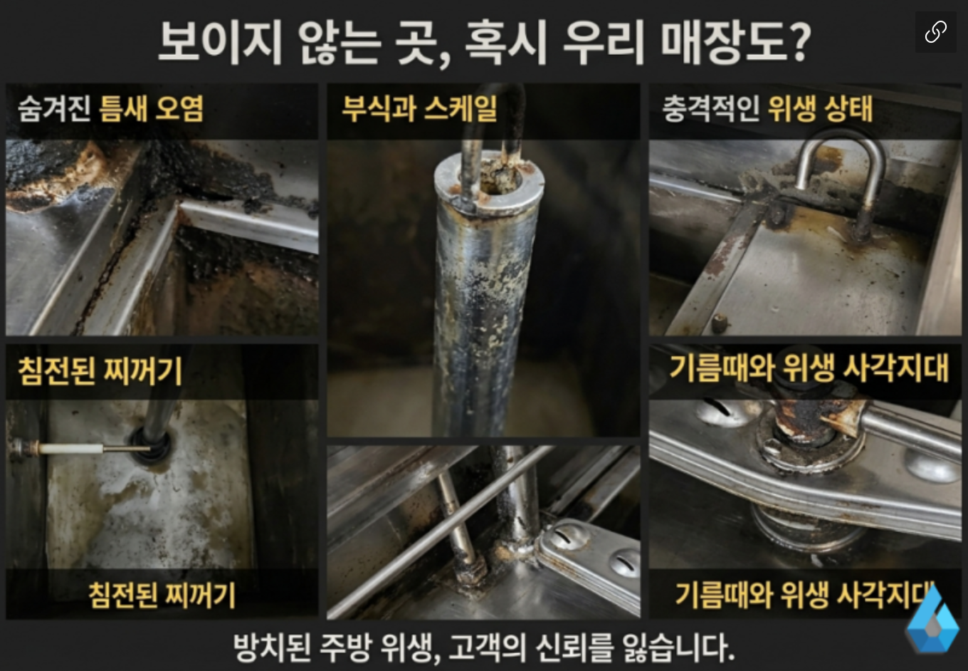 성수동 식기세척기 청소, GRAND 업소용 분해 세척으로 노즐 막힘 완전 해결 — 디자인클린